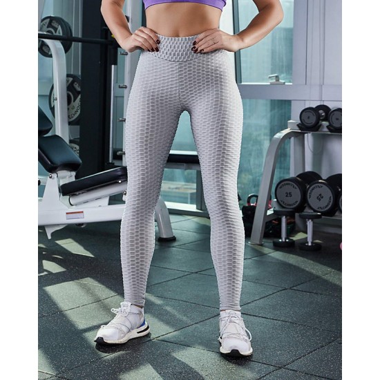 Γυναικεία Ψηλή Μέση Leggings de Alergat Αθλητικό Παντελόνια Φούστες Ανόρθωση γλουτών Spandex Χειμώνας Γιόγκα Γυμναστήριο προπόνηση Τρέξιμο Εκπαίδευση Ασκηση Έλεγχος κοιλιάς Αναπνέει Γρήγορο Στέγνωμα