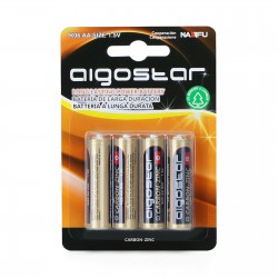 Aigostar Battery Carbon-Zinc R6 1.5V, 4 pieces