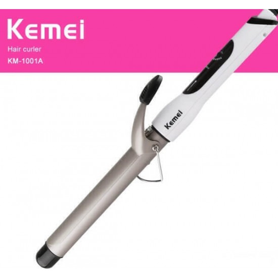 Kemei KM-1001A Ψαλίδι για Μπούκλες με Κεραμικές Πλάκες