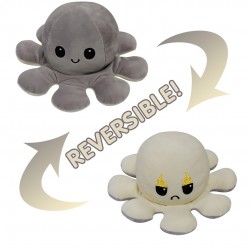 Reversible Fire eye octopus shape, stuffed velvet and soft doll (One piece) 