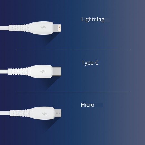 LX37 Mini Cable Ανθεκτικό σύρμα 1.2m