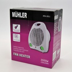 AIR HEATER WITH 2 HEATING LEVELS 2000W MUHLER HO-MFH-2020A