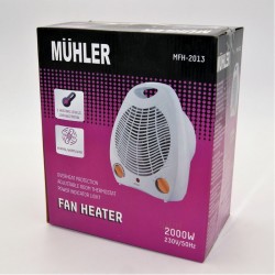 AIR HEATER WITH 2 LEVELS OF HEATING 2000W MUHLER HO-MFH-2013