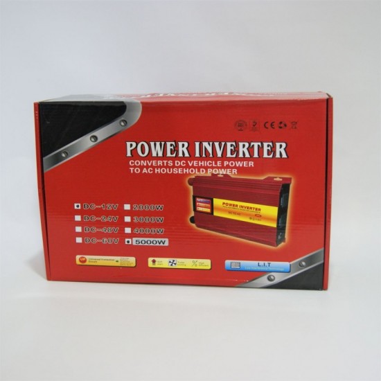 CAR TO POWER INVERTER DC TO AC 5000W