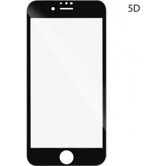 Πλήρες κάλυμμα Tempered Glass για iPhone 7/8 - Μαύρο