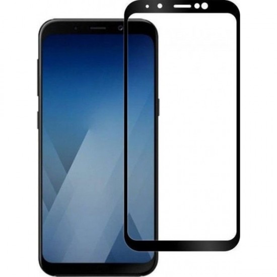 Mocolo 3D Full Face Curved Black Αντιχαρακτική Γυαλί 9H Tempered Glass (Samsung Galaxy A8 2018)