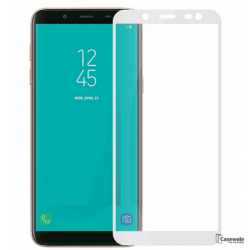 OEM 9H 5D Tempered Glass για Samsung Galaxy J6 - λευκό