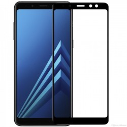 OEM Tempered Glass 9H Για Samsung A530 Galaxy A8 2018 Full Black