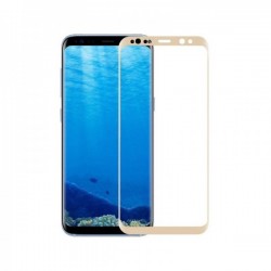 OEM Tempered Glass 9H Για Samsung A530 Galaxy A8 2018 Full Gold