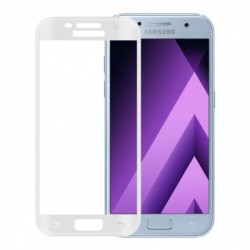Samsung Galaxy A5 2017 (A520F) - Πλήρες κάλυμμα Tempered Glass - ΛΕΥΚΟ (oem)