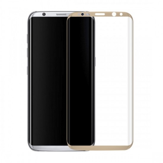 Samsung Galaxy S8 OEM 9H Tempered Glass 0.3mm Full Gold