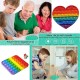 Push Pop φούσκα αισθητηριακό παιχνίδι αυτισμός ανάγκες Squishy στρες ανακουφιστικό ενηλίκων παιδί