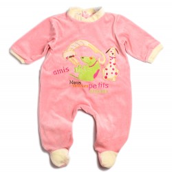 Children's clothing, baby clothing, one-piece clothing pink